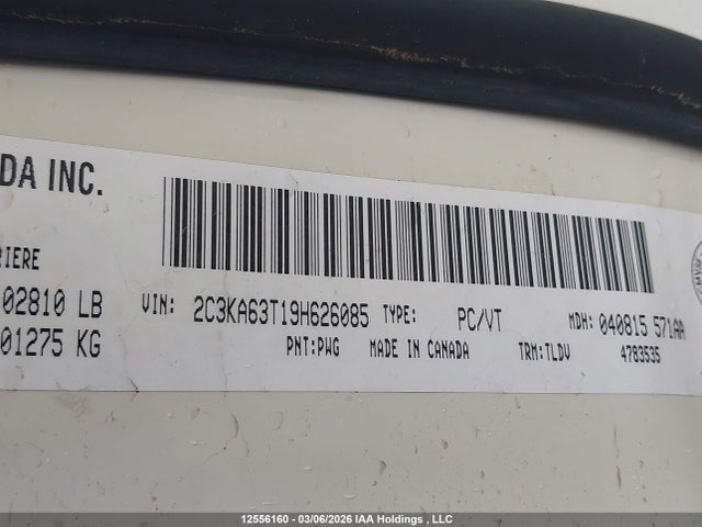 Aukcja sprzedaży 2009 Chrysler 300c, vin: 2C3KA63T19H626085, numer aukcji: 12556160