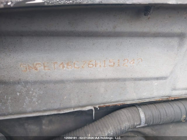 2006 Hyundai Sonata Gl მანქანა იყიდება აუქციონზე, vin: 5NPET46C76H151242, აუქციონის ნომერი: 12556181
