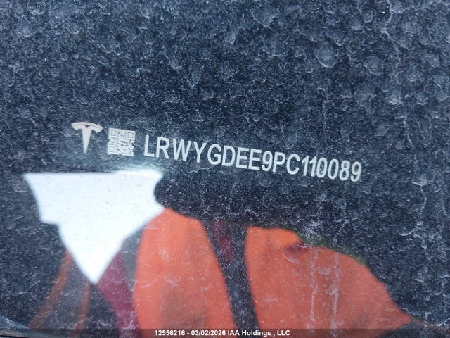 Aukcja sprzedaży 2023 Tesla Model Y Long Range, vin: LRWYGDEE9PC110089, numer aukcji: 12556216