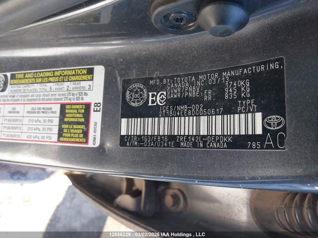 Продажа на аукционе авто 2013 Toyota Corolla Ce, vin: 2T1BU4EE8DC050617, номер лота: 12556229