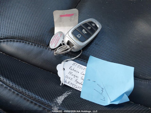 12556252 :رقم المزاد ، KM8JCCAE3NU043640 vin ، 2022 Hyundai Tucson Sel مزاد بيع