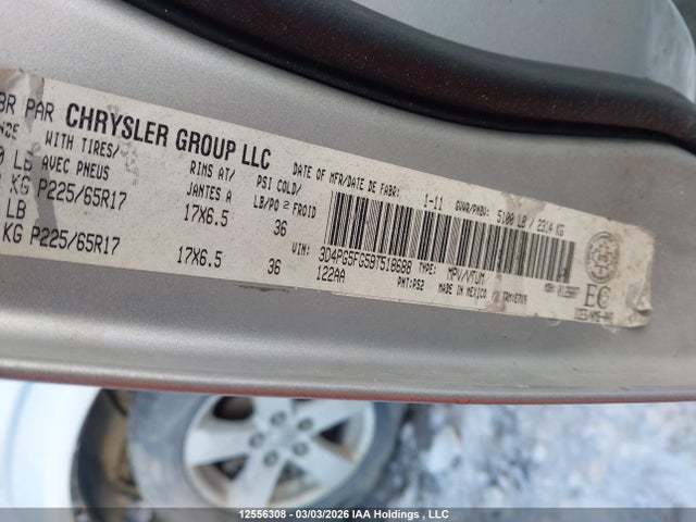 Продаж на аукціоні авто 2011 Dodge Journey Sxt, vin: 3D4PG5FG5BT518688, номер лоту: 12556308