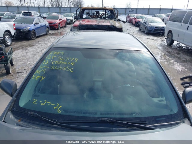 2012 Toyota Corolla S/le მანქანა იყიდება აუქციონზე, vin: 2T1BU4EE2CC860856, აუქციონის ნომერი: 12556348
