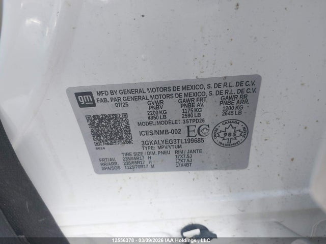 3GKALYEG3TL199685 GMC Terrain
