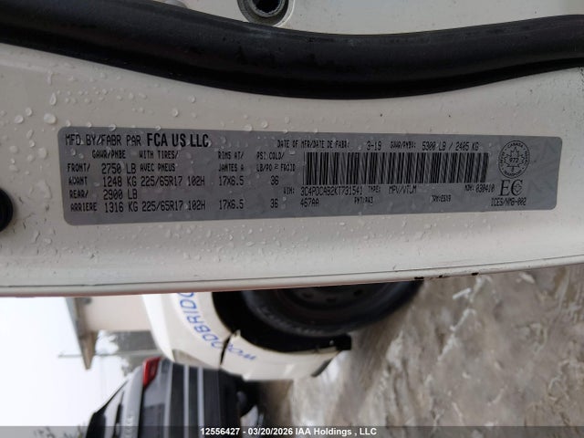 Продажа на аукционе авто 2019 Dodge Journey, vin: 3C4PDCAB2KT731541, номер лота: 12556427