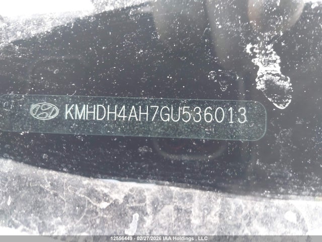 KMHDH4AH7GU536013 Hyundai Elantra