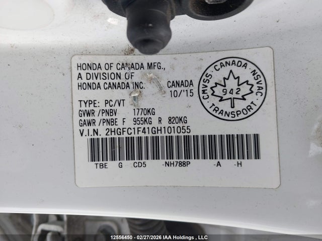 Honda CIVIC EX 2016 2HGFC1F41GH101055 Image 18
