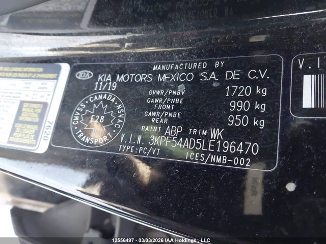 KIA FORTE EX 2020 3KPF54AD5LE196470 Image 18