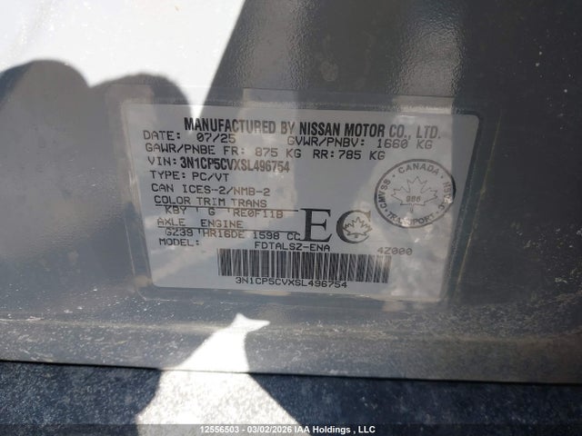 3N1CP5CVXSL496754 Nissan Kicks Play Sv