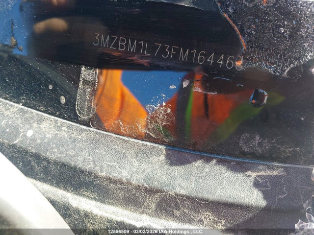 12556509 :رقم المزاد ، 3MZBM1L73FM164468 vin ، 2015 Mazda Mazda3 Gs مزاد بيع