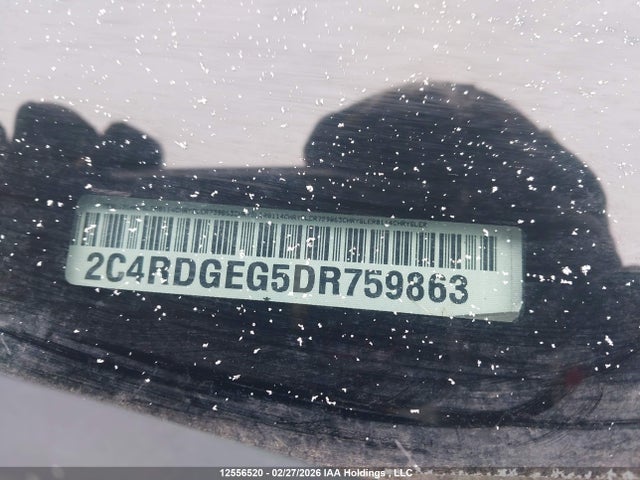 12556520 :رقم المزاد ، 2C4RDGEG5DR759863 vin ، 2013 Dodge Grand Caravan R/t مزاد بيع
