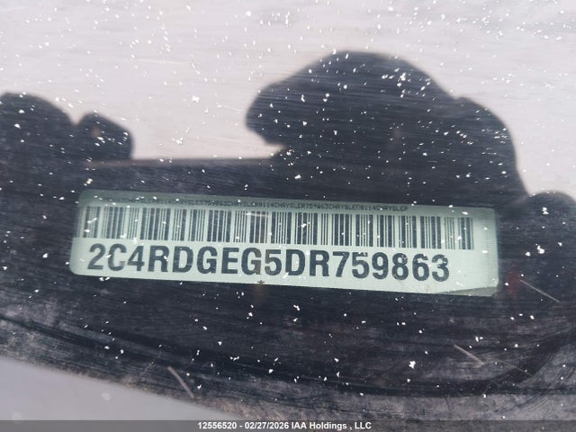 12556520 :رقم المزاد ، 2C4RDGEG5DR759863 vin ، 2013 Dodge Grand Caravan R/t مزاد بيع