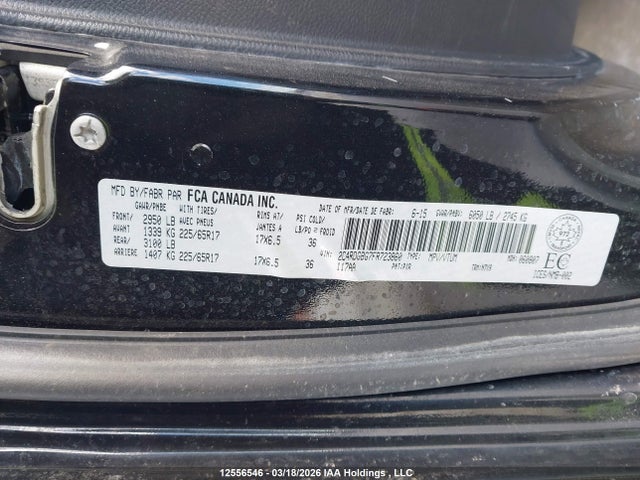 Aukcja sprzedaży 2015 Dodge Grand Caravan Se, vin: 2C4RDGBG7FR723860, numer aukcji: 12556546