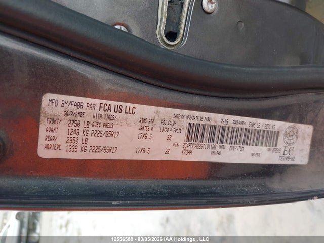 Продаж на аукціоні авто 2016 Dodge Journey Cvp/se Plus, vin: 3C4PDCAB2GT101168, номер лоту: 12556588