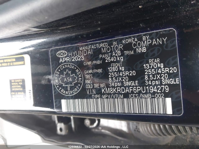 Aukcja sprzedaży 2023 Hyundai Ioniq 5 Preferred Long Range With Luxury Package, vin: KM8KRDAF6PU194279, numer aukcji: 12556622