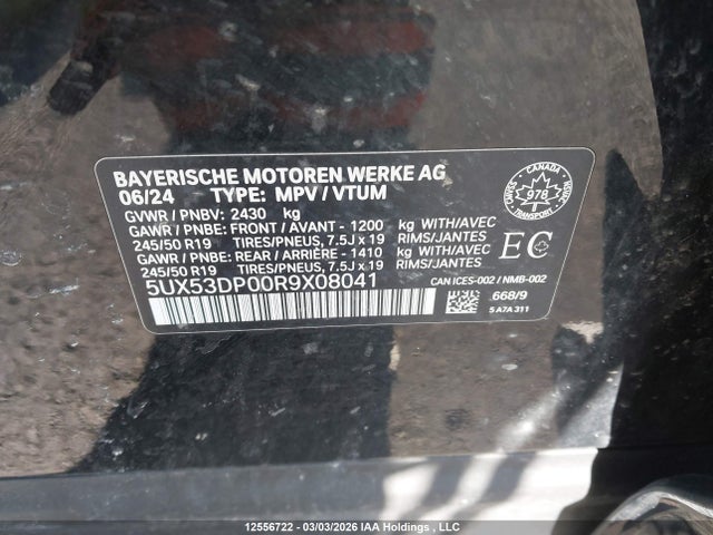 5UX53DP00R9X08041 BMW X3 Xdrive30i