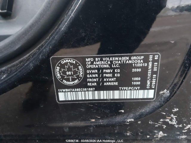 1VWBH7A38EC051557 Volkswagen Passat 2.5l Comfortline