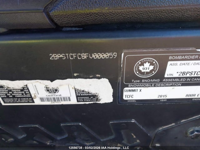 2BPSTCFC8FV000059 Skidoo Skidoo