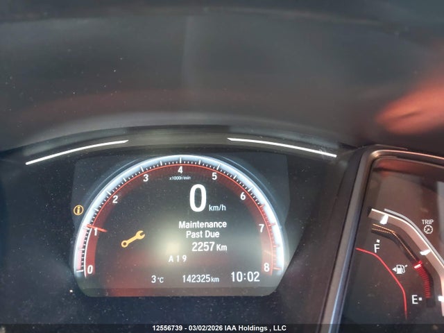 2019 Honda Civic Sport მანქანა იყიდება აუქციონზე, vin: SHHFK7G42KU301815, აუქციონის ნომერი: 12556739