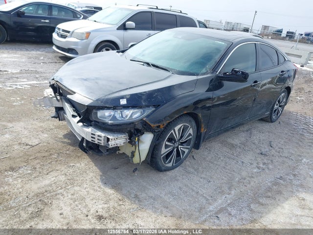 12556764 :رقم المزاد ، 2HGFC1F46HH108598 vin ، 2017 Honda Civic Ex-t مزاد بيع