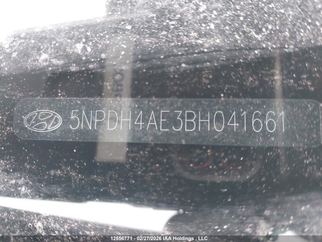 12556771 :رقم المزاد ، 5NPDH4AE3BH041661 vin ، 2011 Hyundai Elantra مزاد بيع