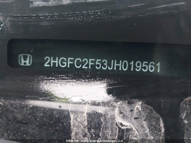 Aukcja sprzedaży 2018 Honda Civic Lx, vin: 2HGFC2F53JH019561, numer aukcji: 12556799