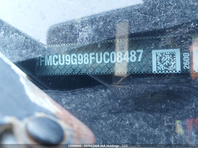 Продаж на аукціоні авто 2015 Ford Escape Se, vin: 1FMCU9G98FUC08487, номер лоту: 12556840