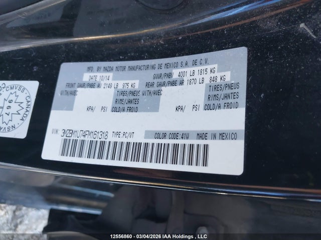 3MZBM1U74FM161318 Mazda MAZDA3