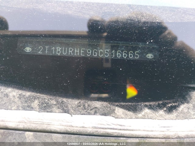 2T1BURHE9GC516665 Toyota Corolla S