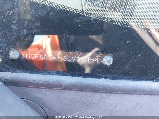 Aukcja sprzedaży 2006 Honda Civic Lx, vin: 1HGFA15456L806854, numer aukcji: 12556940