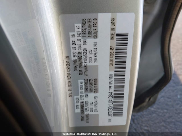 JM3TCBCY1L0419844 Mazda Cx-9 Touring