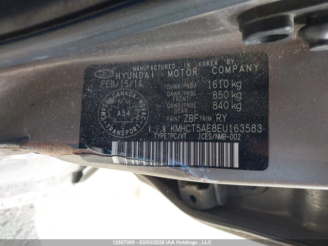 Продаж на аукціоні авто 2014 Hyundai Accent, vin: KMHCT5AE8EU163583, номер лоту: 12557005