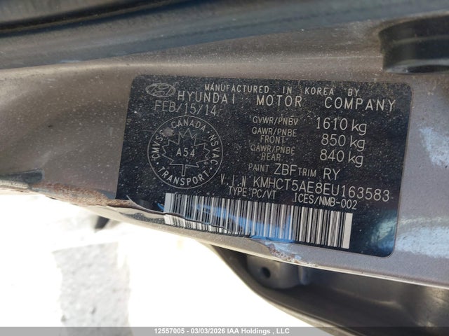 Продаж на аукціоні авто 2014 Hyundai Accent, vin: KMHCT5AE8EU163583, номер лоту: 12557005