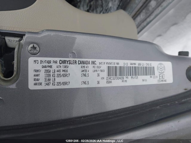 2C4RC1GG7ER240358 Chrysler Town &amp; Country Limited