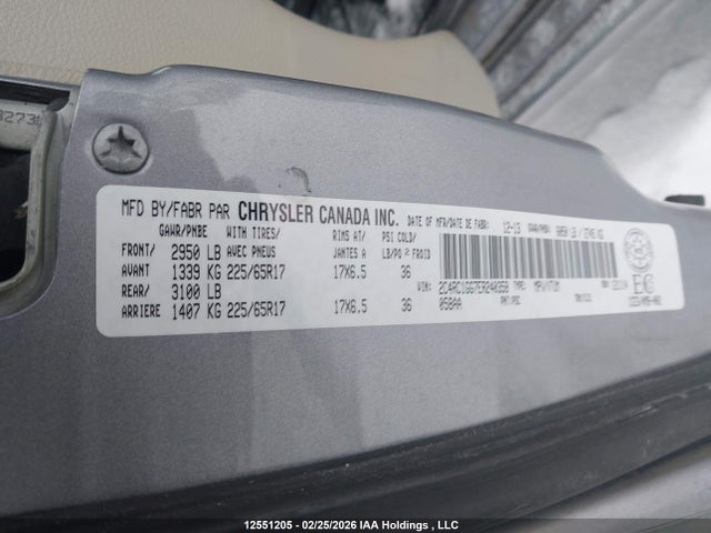 2C4RC1GG7ER240358 Chrysler Town &amp; Country Limited