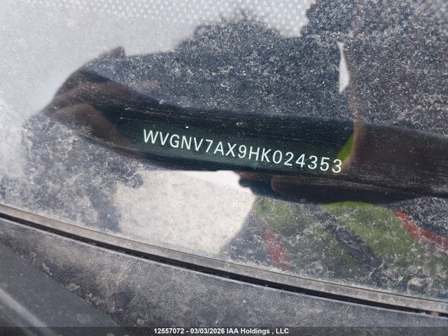 WVGNV7AX9HK024353 Volkswagen Tiguan Wolfsburg Edition