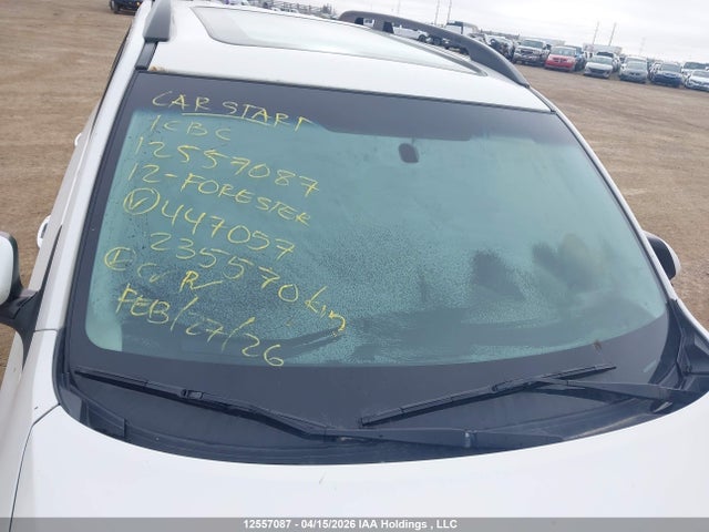 12557087 :رقم المزاد ، JF2SHCEC8CH447057 vin ، 2012 Subaru Forester Limited مزاد بيع