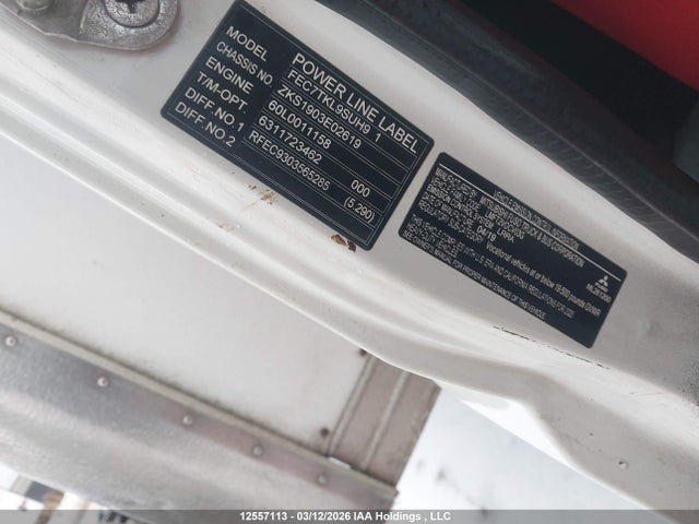 4UZBVK116KGKX8730 Mitsubishi Fec7ts