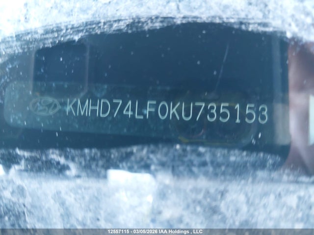 12557115 :رقم المزاد ، KMHD74LF0KU735153 vin ، 2019 Hyundai Elantra Se مزاد بيع