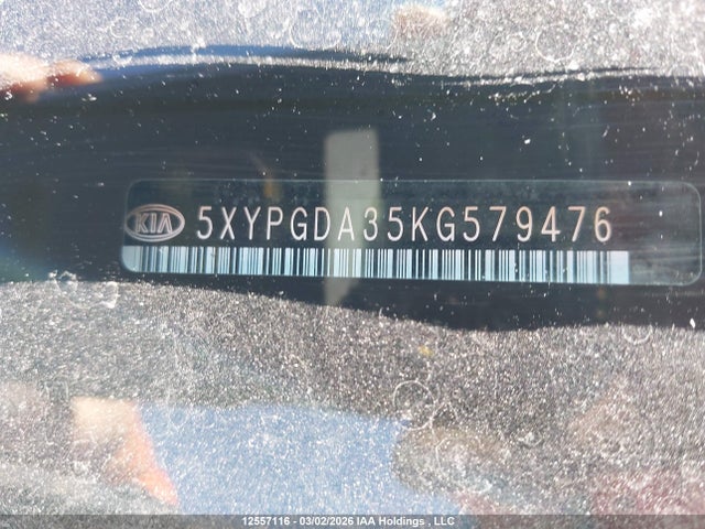 5XYPGDA35KG579476 KIA Sorento L/lx