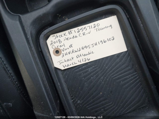 Продажа на аукционе авто 2018 Honda Cr-v Touring, vin: 2HKRW2H95JH136102, номер лота: 12557120