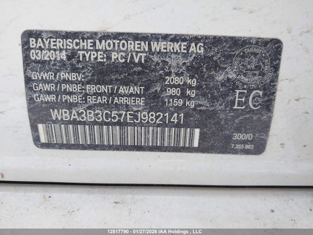 BMW 328i Xdrive 2014 WBA3B3C57EJ982141 Image 18