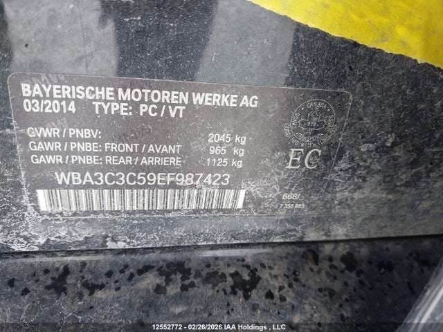 WBA3C3C59EF987423 BMW 320i Xdrive