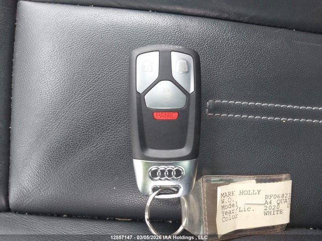 Продаж на аукціоні авто 2020 Audi A4 2.0t Komfort, vin: WAUANAF44LA051566, номер лоту: 12557147