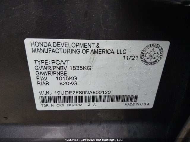 19UDE2F80NA800120 Acura Ilx Premium A-spec/technology A-spec