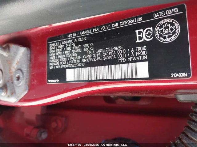 YV4902DZ6E2534740 Volvo Xc60 T6 T6