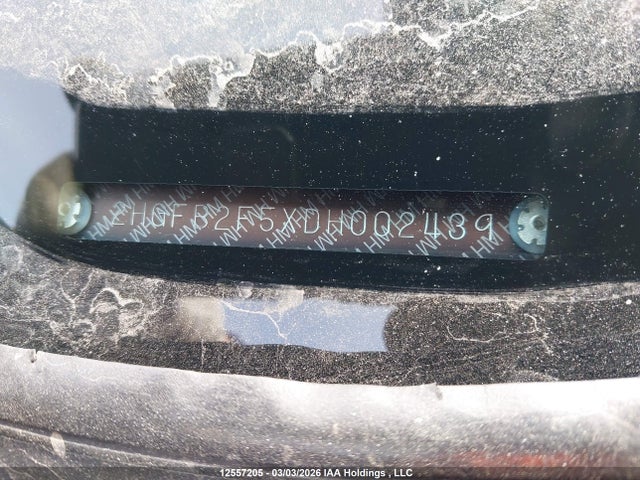 12557205 :رقم المزاد ، 2HGFB2F5XDH002439 vin ، 2013 Honda Civic مزاد بيع
