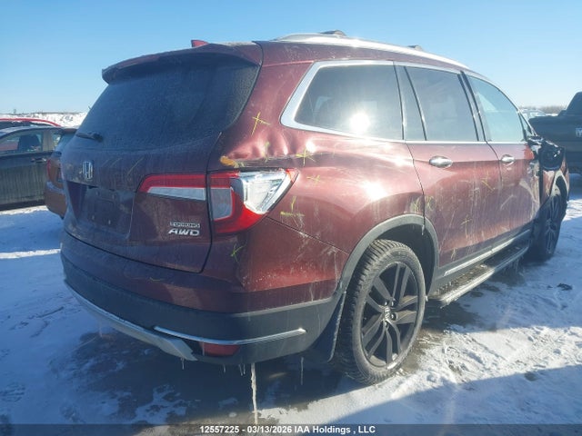 12557225 :رقم المزاد ، 5FNYF6H97KB503469 vin ، 2019 Honda Pilot Touring مزاد بيع