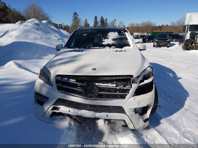 12557291 :رقم المزاد ، 4JGDA2EB5FA555724 vin ، 2015 Mercedes-benz Ml 350 Bluetec 4matic مزاد بيع