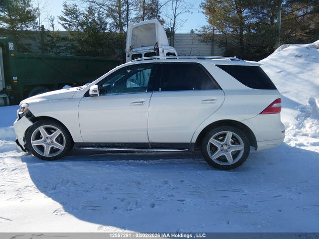12557291 :رقم المزاد ، 4JGDA2EB5FA555724 vin ، 2015 Mercedes-benz Ml 350 Bluetec 4matic مزاد بيع